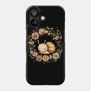 Adorable Snail Art – Whimsical Slow Life Illustration Phone Case