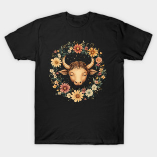 Taurus Zodiac Print – Grounded & Elegant Earth Sign Art T-Shirt