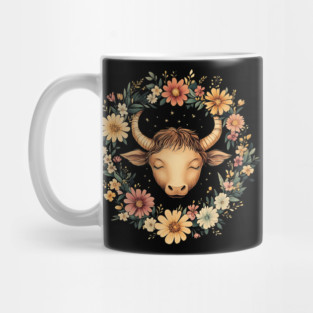 Taurus Zodiac Print – Grounded & Elegant Earth Sign Art Mug