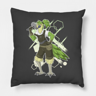 Keana the Kenku Kea Pillow