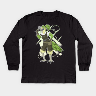Keana the Kenku Kea Kids Long Sleeve T-Shirt
