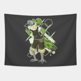 Keana the Kenku Kea Tapestry