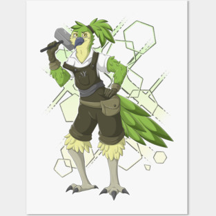 Keana the Kenku Kea Posters and Art