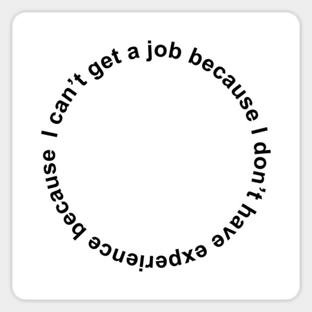 I can't get a job Magnet by Existential's Store