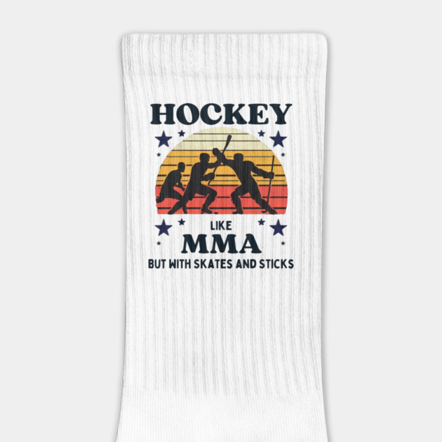 Hockey Like MMA – Retro Vintage Hockey Design by Ben's Store 1