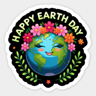 Happy Earth Day Sticker
