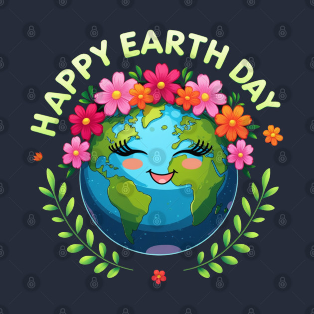 Happy Earth Day by Creatifly Graphic Tees