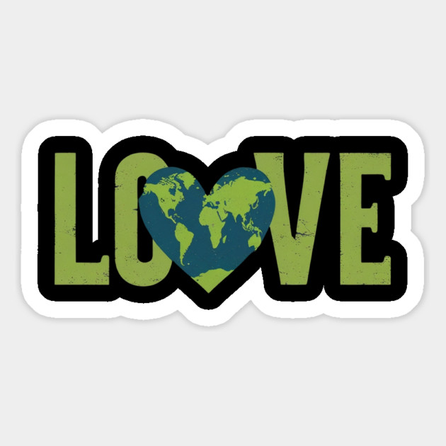 Love Earth Day Magnet by Creatifly Graphic Tees