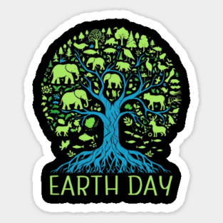 Earth Day Sticker