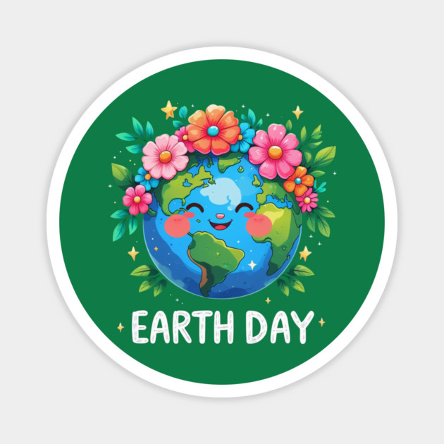 Earth Day Magnet by Creatifly Graphic Tees