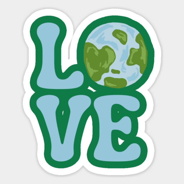 Love Earth Day Magnet by Creatifly Graphic Tees