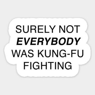 KUNG-FU Sticker