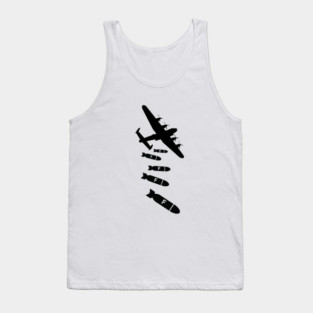 F-Bomb Airstrike | Funny Cursing Plane Pun Design Tank Top