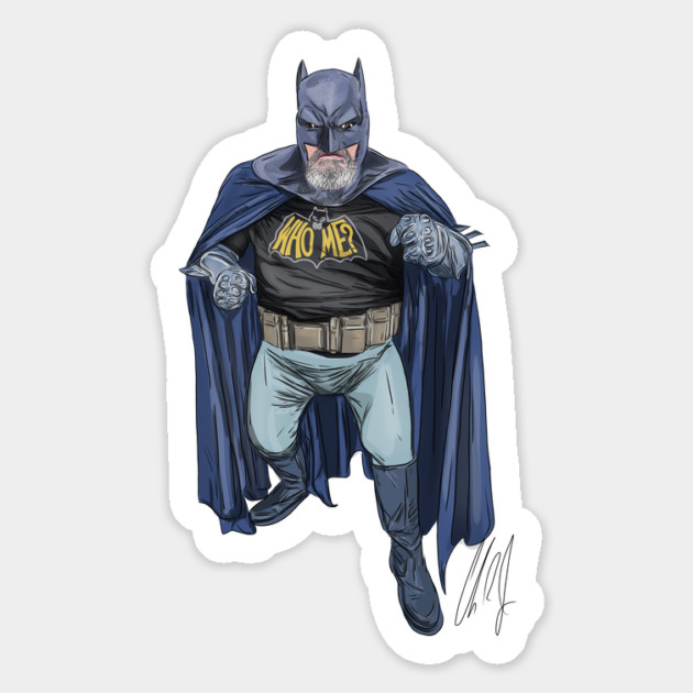 The Batmin (Who Me?) Magnet by 51Deesigns