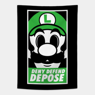 Luigi Fawkes Deny Tapestry