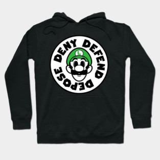Deny Luigi Fawkes Seal Hoodie