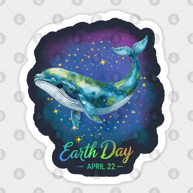 Earth Day - Protect-Ocean-Life-Save-The-Planet Sticker by JessArty