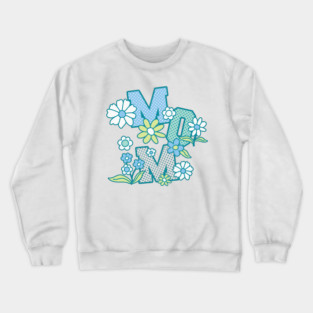 Like A Mom (blue) Crewneck Sweatshirt