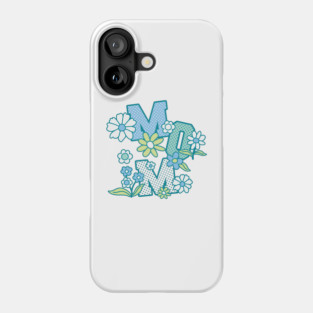 Like A Mom (blue) Phone Case