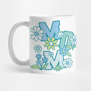Like A Mom (blue) Mug