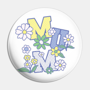 Like A Mum (purple) Pin