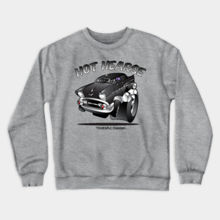 Hot Hearse Cartoon Car Toon Crewneck Sweatshirt