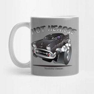 Hot Hearse Cartoon Car Toon Mug