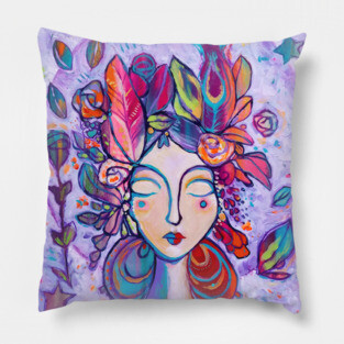 Lavender Goddess Pillow
