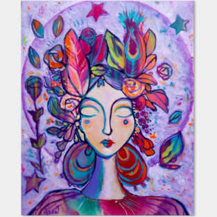 Lavender Goddess Posters and Art