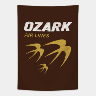 Ozark Air LInes Tapestry