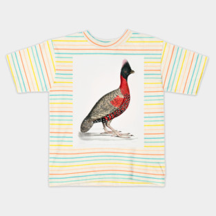 Black Headed Pheasant Kids T-Shirt