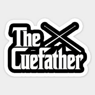 The Cue Father Pool Billiards Player Sticker