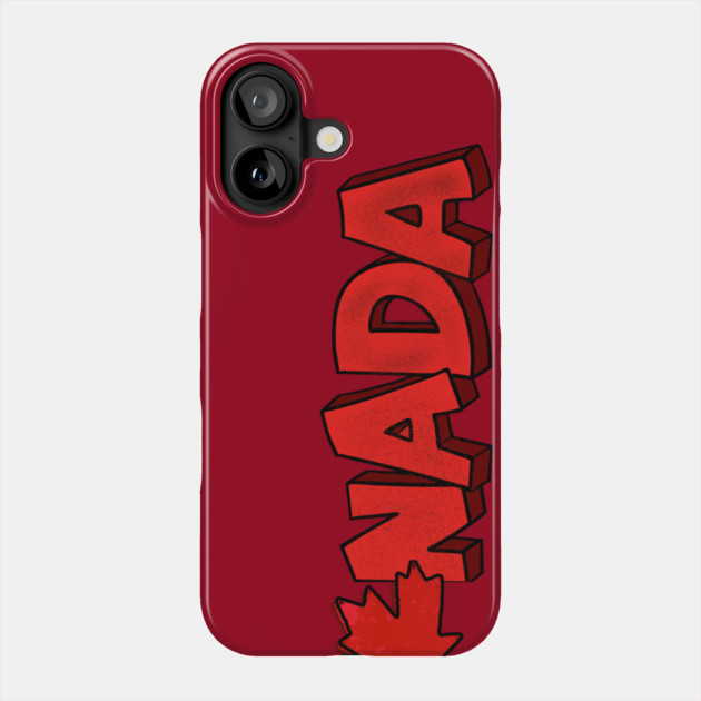 Canada Maple Leaf Middle Finger Elbows Up Phone Case by The WYLD Tribe