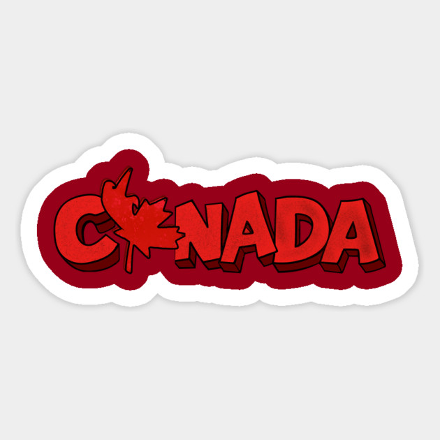 Canada Maple Leaf Middle Finger Elbows Up Magnet by The WYLD Tribe