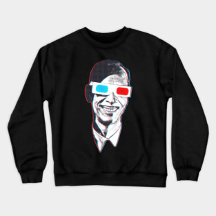 John Waters 3D Anaglyph Crewneck Sweatshirt