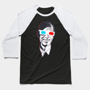 John Waters 3D Anaglyph Baseball T-Shirt