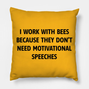 Beekeeper - Funny Beekeeper Saying Pillow
