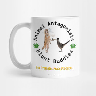 Coyote & Roadrunner, Animal Adversaries, Blunt Buddies Mug