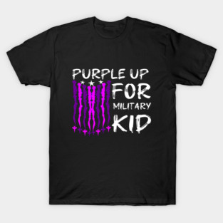 Purple Up For Military Kid T-Shirt