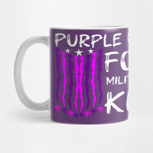 Purple Up For Military Kid by Db Printed