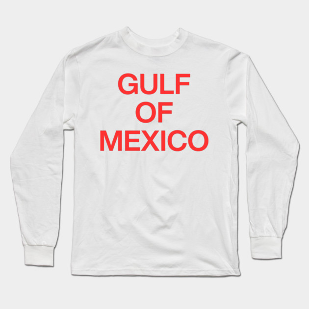 Gulf Of Mexico Long Sleeve T-Shirt by Litehouse Tees