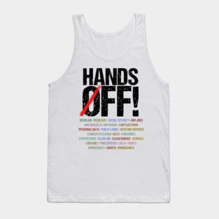 Hands Off Protest Tank Top