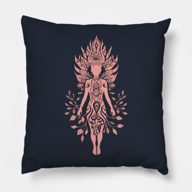 Ornate Shiva Artwork – Hindu Mythology & Sacred Design Pillow by TuncGK