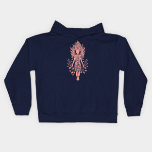 Ornate Shiva Artwork – Hindu Mythology & Sacred Design Kids Hoodie