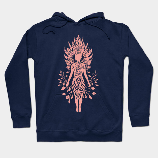 Ornate Shiva Artwork – Hindu Mythology & Sacred Design Hoodie by TuncGK