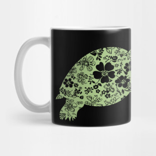 Floral Tortoise – Patience Meets Art Mug