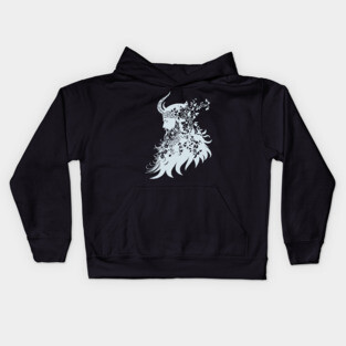 Ornate Viking Warrior – Norse Mythology Meets Art Kids Hoodie