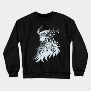 Ornate Viking Warrior – Norse Mythology Meets Art Crewneck Sweatshirt