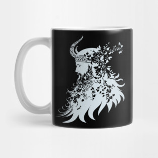 Ornate Viking Warrior – Norse Mythology Meets Art Mug