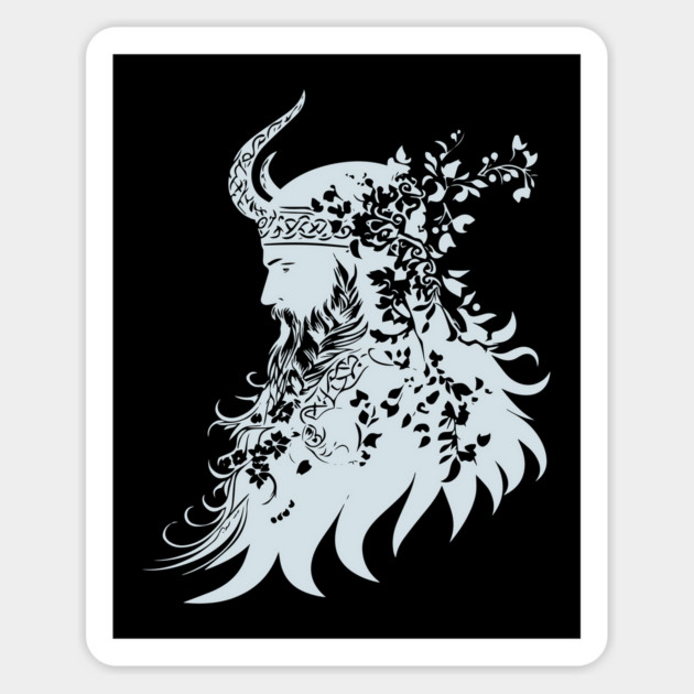 Ornate Viking Warrior – Norse Mythology Meets Art Magnet by TuncGK